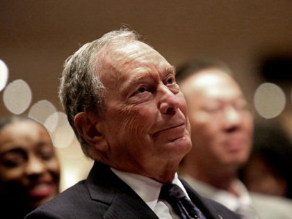 NEW YORK, NY - NOVEMBER 17: Michael Bloomberg prepares to speak at the Christian Cultural
