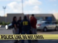 LAFAYETTE, LA - JULY 24: Police tape hangs outside of the Grand Theatre on July 24, 2015 in Lafayette, Louisiana. Two People were killed and nine others wounded when a shooter identified as John Russel Houser opend fire in a crowded movie theater. Houser reportedly shot himself after police arrived. …
