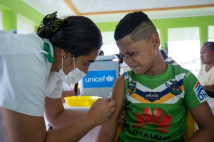 Unvaccinated to show red flags as Samoa battles measles epidemic