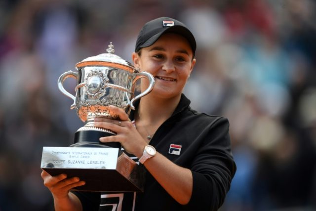 Top-ranked Barty named WTA Player of the Year