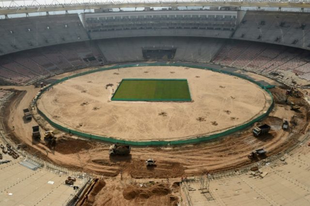 World's biggest cricket stadium takes shape in India