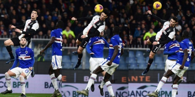 Juve hail Ronaldo's gravity-defying leap that lifted them top