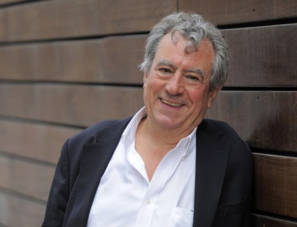 Monty Python alumnus Terry Jones, featured in the 3-D animated film "A Liar's Autobiography -- The Untrue Story of Monty Python's Graham Chapman," poses for a portrait at the 2012 Toronto Film Festival, Friday, Sept. 7, 2012, in Toronto. (Photo by Chris Pizzello/Invision/AP)