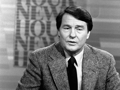 Jim Lehrer, a co-anchor of the PBS television news program, "The MacNeil-Lehrer News Hour", readies for his first broadcast, March 9, 1984, in Arlington, Va., following a three month absence. Lehrer, who suffered a heart attack and later required bypass surgery, is returning to work on a part-time basis as …