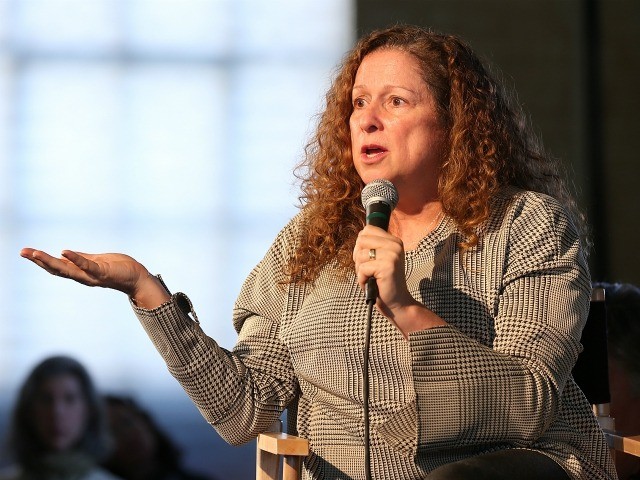 PARK CITY, UT - JANUARY 22: Abigail Disney speaks onstage at The Sundance Institute, Refinery29, and DOVE Chocolate Present 2018 Women at Sundance Brunch at The Shop on January 22, 2018 in Park City, Utah. (Photo by Phillip Faraone/Getty Images for Refinery29)