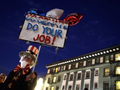 Anti-Trump protest Senate San Francisco (Justin Sullivan / Getty)