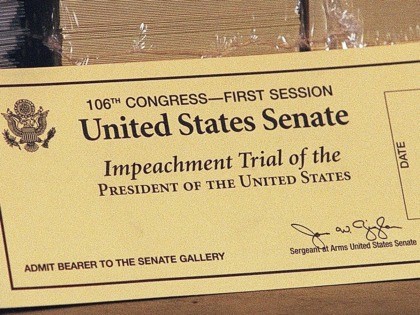 Clinton Impeachment ticket (William Philpott / Getty)