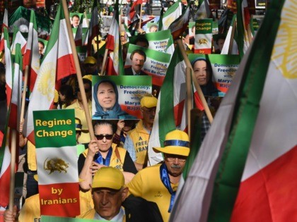 Free Iran rally (Angela Weiss / AFP / Getty)