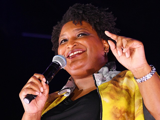 BROOKLYN, NEW YORK - SEPTEMBER 21: Bustle 2019 Rule Breakers honoree Stacey Abrams speaks onstage at Bustle's 2019 Rule Breakers Festival at LeFrak Center at Lakeside on September 21, 2019 in Brooklyn, New York. (Photo by Dia Dipasupil/Getty Images for Bustle)