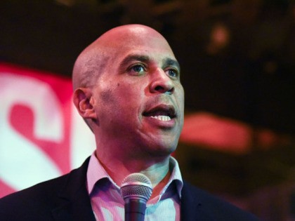 NEW YORK, NY - NOVEMBER 13: U.S. Senator Cory Booker delivers remarks at a campaign event on November 13, 2019 in New York City. Despite low polling numbers, Booker remained confident in his campaign for president of the U.S. (Photo by Stephanie Keith/Getty Images)