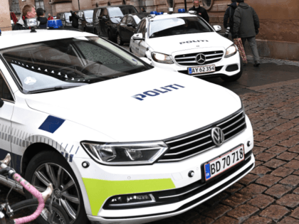 Police arrive at Copenhagen City Court in Copenhagen on Thursday, December 12, 2019. - Twenty people have been arrested and 20 addresses have been searched Wednesday, December 11, 2019 in connection with a major anti-terrorist campaign. Those arrested are being questioned now in the constitutional hearing. (Photo by Philip Davali …