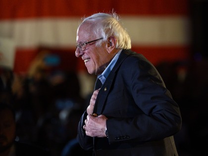 DES MOINES, IA - DECEMBER 31: Democratic presidential candidate Sen. Bernie Sanders (I-VT) leaves the stage after speaking at a New Year's Eve campaign event on December 31, 2019 in Des Moines, Iowa. The focus of many democratic presidential campaigns will be on Iowa in the coming weeks before the …