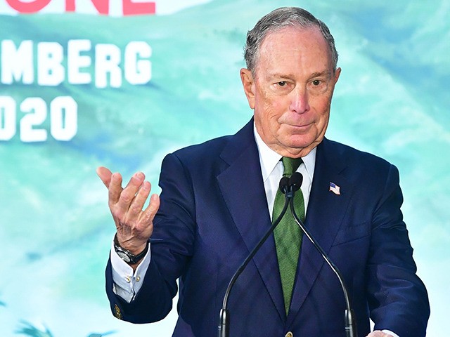 Democratic Presidential candidate Mike Bloomberg addresses his suporters at the opening of a Los Angeles field office for his presidential campaign on January 6, 2020 in Los Angeles, California. (Photo by Frederic J. BROWN / AFP) (Photo by FREDERIC J. BROWN/AFP via Getty Images)