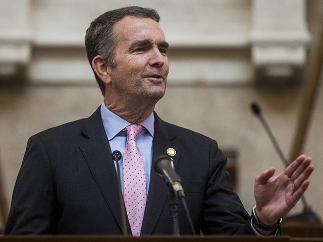 RICHMOND, VA - JANUARY 08: Gov. Ralph Northam delivers the State of the Commonwealth addre