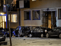 An explosion damaged residential building and cars are seen in central Stockholm on January 13, 2020. - Several nearby cars were also damaged by the blast, the cause of which was not known, in the affluent neighbourhood of Ostermalm. (Photo by Anders WIKLUND / various sources / AFP) / Sweden …