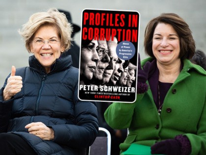 (INSET: Cover of Peter Schweizer's book 'Profiles in Corruption') COLUMBIA, SC - JANUARY 2