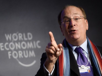 BlackRock Chair and CEO Laurence D. Fink attends a session at the World Economic Forum (WEF) annual meeting in Davos, on January 23, 2020. (Photo by FABRICE COFFRINI / AFP) (Photo by FABRICE COFFRINI/AFP via Getty Images)