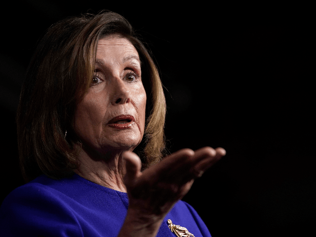 U.S. Speaker of the House Nancy Pelosi (D-CA) answers questions during a press conference