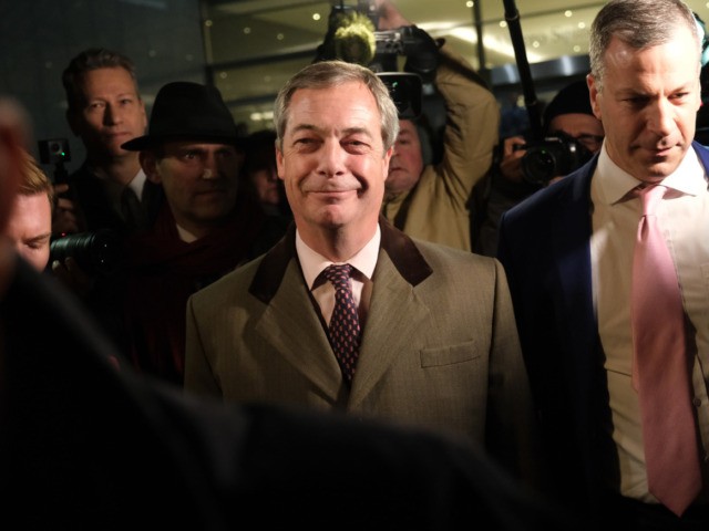 BRUSSELS, BELGIUM - JANUARY 29: Brexit Party leader and member of the European Parliament