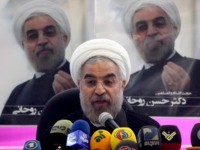 ranian presidential candidate Hasan Rouhani, a former top nuclear negotiator, speaks at a press conference at his campaign headquarters in Tehran, Iran, Saturday, June 1, 2013. The 11th presidential election after Iran's 1979 Islamic Revolution, will be held on June 14. (AP Photo/Vahid Salemi)