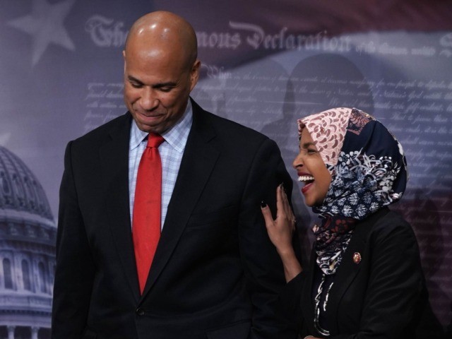 Cory Booker and Ilhan Omar (Alex Wong / Getty)