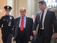 WASHINGTON, DC - JANUARY 29: House Judiciary Committee Chairman Jerrold Nadler (D-NY) walks through the Capitol Building during the Senate impeachment trial of President Donald Trump at the U.S. Capitol on January 29, 2020 in Washington, DC. In the next phase of the trial, senators will have the opportunity to …