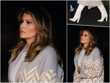 First Lady Melania Trump arrived at the White House from …