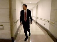 WASHINGTON, DC - OCTOBER 04: Michael Atkinson, Inspector General of the Intelligence Community, leaves a meeting in the U.S. Capitol October 4, 2019 in Washington, DC. Atkinson met with the House Select Committee on Intelligence today in the ongoing impeachment inquiry against U.S. President Donald Trump. (Photo by Mark Wilson/Getty …