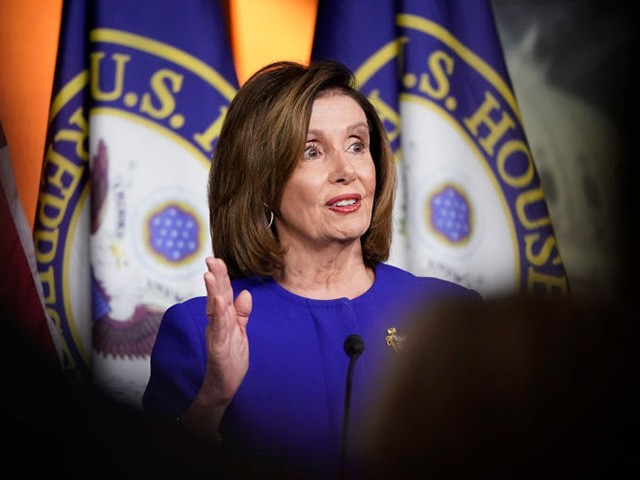 WASHINGTON, DC - JANUARY 09: U.S. Speaker of the House Nancy Pelosi (D-CA) answers questio