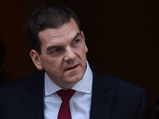Oliver "Olly" Robbins, the Prime Minister Theresa May's Europe Adviser, leaves from 10 Dow