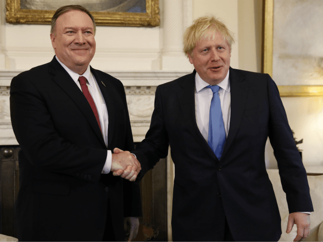 LONDON, UNITED KINGDOM – JANUARY 30: U.S. Secretary of State Mike Pompeo is welcomed by