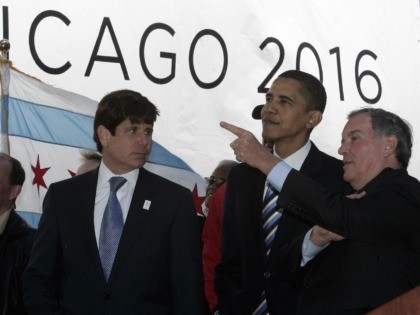 Rod Blagojevich and Obama (Jeff Haynes / AFP / Getty)