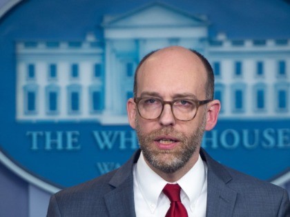 Russell Vought, Acting Director of the Office of Management and Budget (OMB), speaks during a press briefing at the White House in Washington, DC, March 11, 2019. (Photo by SAUL LOEB / AFP) (Photo credit should read SAUL LOEB/AFP via Getty Images)
