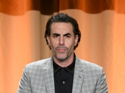 BEVERLY HILLS, CALIFORNIA - JULY 31: Sacha Baron Cohen speaks onstage during Hollywood Foreign Press Association's Annual Grants Banquet at Regent Beverly Wilshire Hotel on July 31, 2019 in Beverly Hills, California. (Photo by Kevin Winter/Getty Images)