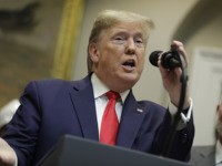 President Donald Trump delivers remarks on proposed changes to the National Environmental Policy Act, at the White House, Thursday, Jan. 9, 2020, in Washington. (AP Photo/ Evan Vucci)