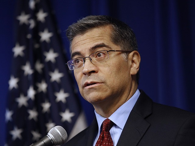 FILE - In this Dec. 4, 2019 file photo California Attorney General Xavier Becerra discusses settlements reached with 52 automobile parts manufacturers for illegal bid rigging during a news conference in Sacramento, Calif. Bacerra's office urged a state appeals court Thursday, Dec. 19, 2019 to refrain from ordering it to …