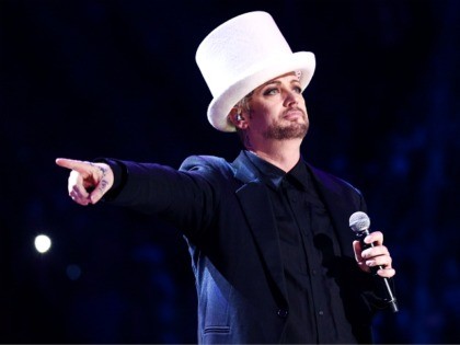 Boy George of Culture Club performs on stage at the iHeart80s Party held at The Forum on S
