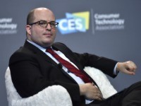 LAS VEGAS, NEVADA - JANUARY 09: CNN anchor and correspondent Brian Stelter speaks during a press event at CES 2019 at the Aria Resort & Casino on January 9, 2019 in Las Vegas, Nevada. CES, the world's largest annual consumer technology trade show, runs through January 11 and features about …