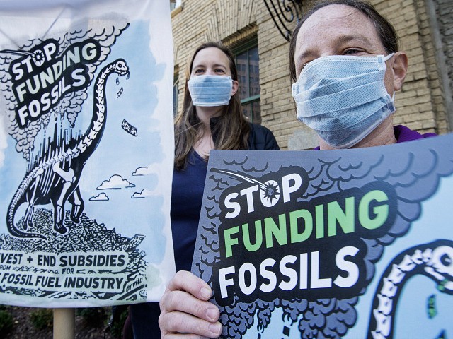 Demonstrators from Friends of the Earth, Oil Change International, Sierra Club, and Greenpeace, protest against Japanese financing of coal projects November 13, 2015 in front of the building that the Japan Bank for International Cooperation has offices, in downtown Washington, DC. The group called on Japan to stop publically financing …
