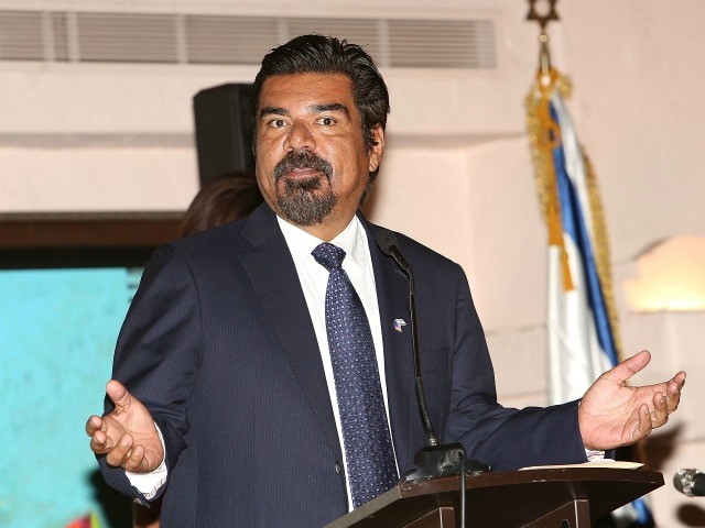 LOS ANGELES, CA - NOVEMBER 22: Actor George Lopez attends the "Fiesta Shalom" Ev