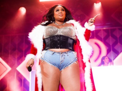 INGLEWOOD, CALIFORNIA - DECEMBER 06: (EDITORIAL USE ONLY. NO COMMERCIAL USE.) Lizzo performs onstage during 102.7 KIIS FM's Jingle Ball 2019 Presented by Capital One at the Forum on December 6, 2019 in Los Angeles, California. (Photo by Rich Fury/Getty Images for iHeartMedia)