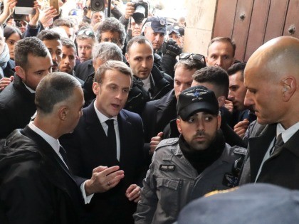 French President Emmanuel Macron asks the Israeli police to leave the 12th-century Church