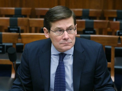 WASHINGTON, DC - JANUARY 12: Michael Morell, former acting director of the CIA , prepares to testify to a House Armed Services Committee on Capitol Hill, January 12, 2016 in Washington, DC. The committee heard testimony from an outside view on the U.S. Strategy for Iraq and Syria and the …