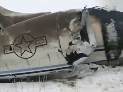 This photo provided by an Afghan journalist affiliated with the Taliban is said to show an aircraft that crashed in eastern Afghanistan on Monday, Jan. 27, 2020. The U.S. military said it is investigating reports of an airplane crash in Taliban-controlled territory in Afghanistan. U.S. Army Maj. Beth Riordan, a …