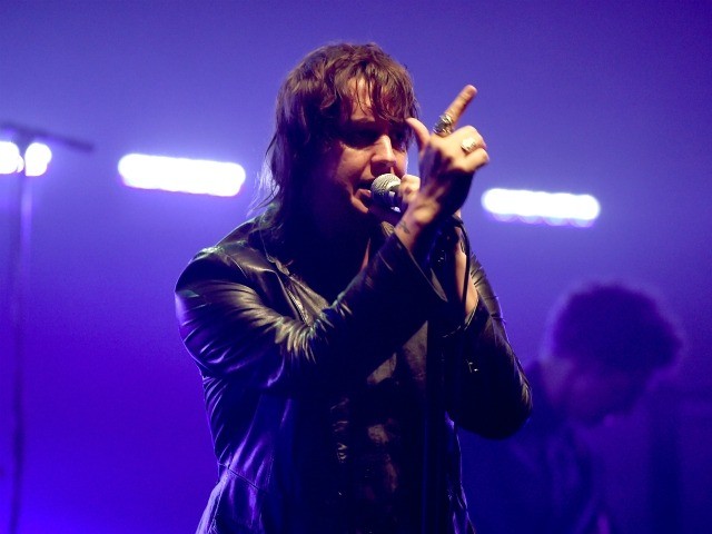LOS ANGELES, CA - JULY 25: Singer Julian Casablancas of The Strokes performs at the City o
