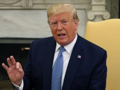 WASHINGTON, DC - JULY 22: U.S. President Donald Trump speaks at a meeting with the Prime M