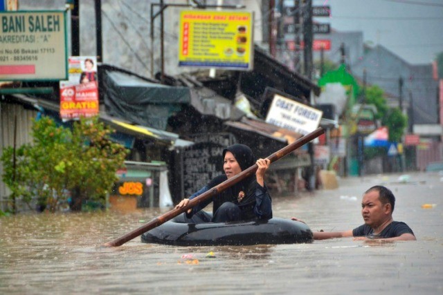 Four dead after Indonesian capital hit by flooding