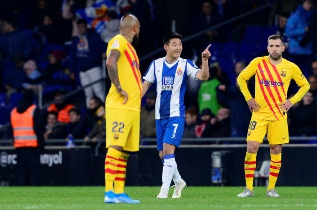 Espanyol forward Wu Lei has been hailed in China after he scored a late equaliser against Barcelona China hails history maker Wu Lei after heroics against Barca