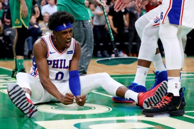 Embiid-less Sixers rally to defeat Celtics