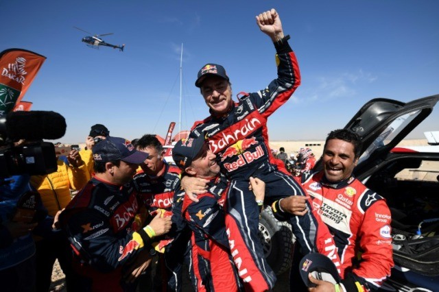 Spanish driver Carlos Sainz wins Dakar Rally for third time